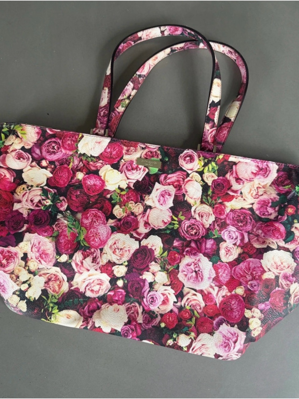 kate spade Pink Multi Rose Garden Floral Tote